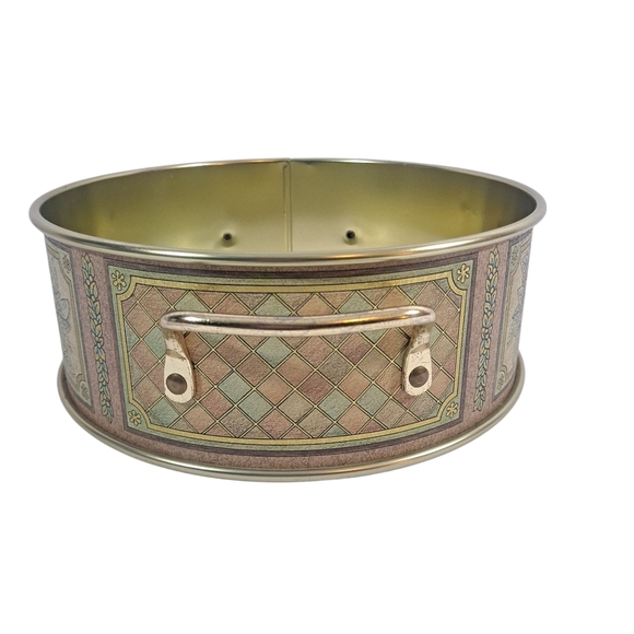 Vintage Pyrex Golden Harvest Metal Baking Dish Carrier Double Handle #642 - Picture 2 of 9